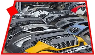 Stoc de bampere auto pregătite pentru reparație și sudură plastic la RePlastMD Chișinău