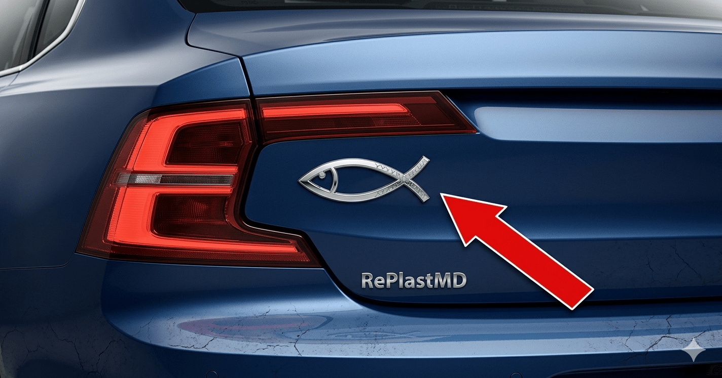 The Fish Symbol on Cars: Meaning and Origins of the “Ichthys” Emblem
